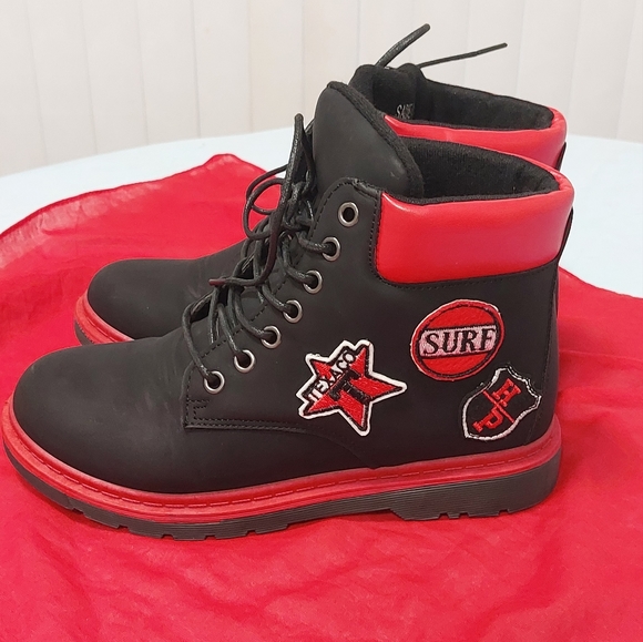 Via Pinky Shoes - Via Pinky Sadie-03 Women's Lace Up Boots Size 7.5